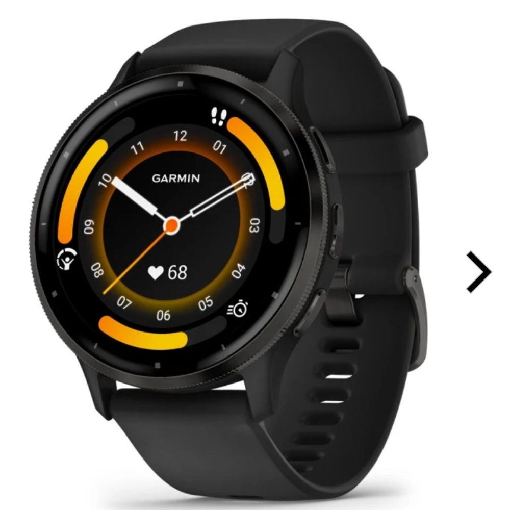 Garmin Venu 3 with Black and White Bands